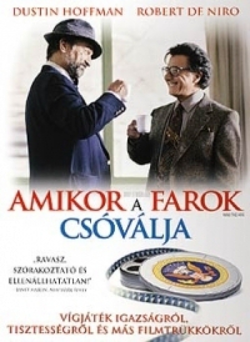 Amikor a farok csóválja (DVD) *Szinkronizált - Dustin Hoffman - Robert De Niro - Antikvár - Kiváló állapotú*