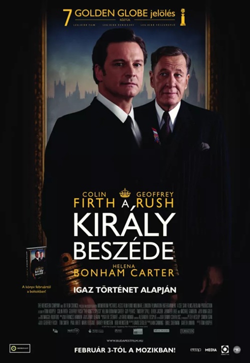 A király beszéde (DVD) *Colin Firth - Geoffrey Rush - Antikvár-Kiváló állapotú*