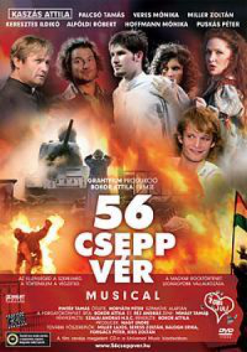 56 csepp vér (DVD)  *Kaszás Attila - Musical - Antikvár - Közepes állapotú*