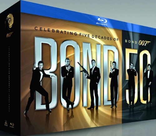 James Bond 50. évfordulós kiadás (23 Blu-ray) *Díszdobozos - Exkluzív változat - Szinkronizált* *Antikvár - Kiváló állapotú*