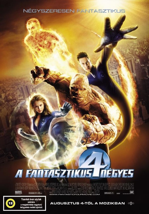 Fantasztikus négyes (DVD) *2005 - Bővített változat* *Antikvár - Kiváló állapotú*