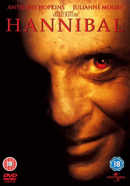 Hannibal (DVD) *Ridley Scott - Anthony Hopkins*  *Szinkronizált - Antikvár - Kiváló állapotú*