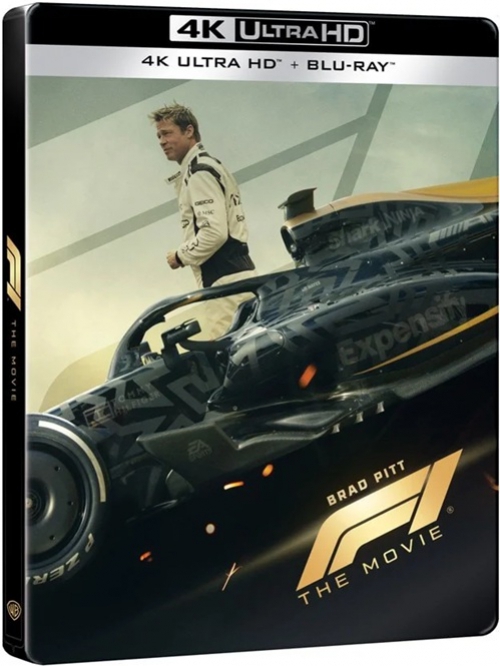 F1 - A film (4K UHD Blu-ray + BD) - Limitált, fémdobozos változatban *Steelbook* *Brad Pitt* *Import - Angol hangot és angol feliratot tartalmaz*
