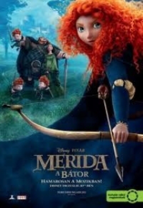Merida a bátor (DVD) (Disney) *Antikvár - Kiváló állapotú*