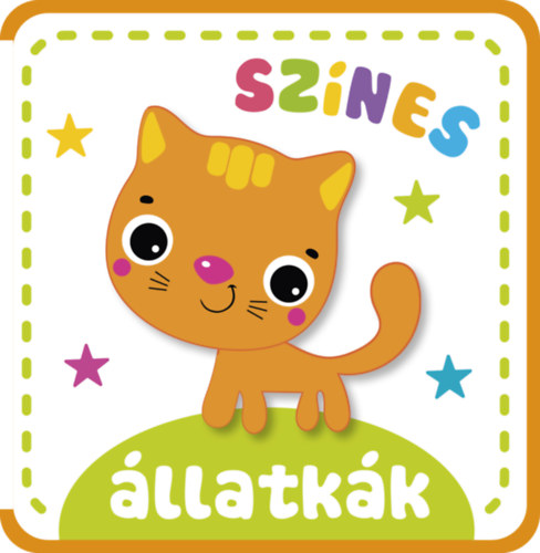 Színes állatkák - szivacskönyv