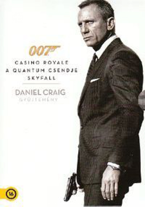 James Bond - Daniel Craig Bond-gyűjtemény (Casino Royale, A Quantum csendje, Skyfall) (3 DVD) *Bontatlan - Antikvár*
