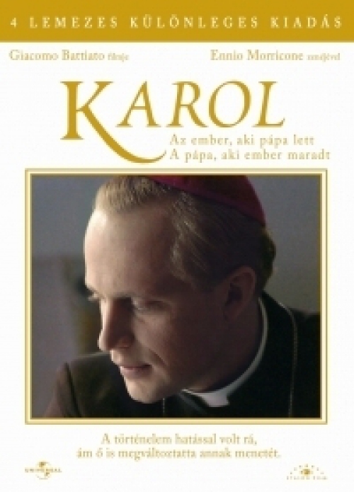 Karol 1-4.  (4 DVD)  *Az ember, aki pápa lett - A pápa, aki ember maradt* *Bontatlan - Antikvár*