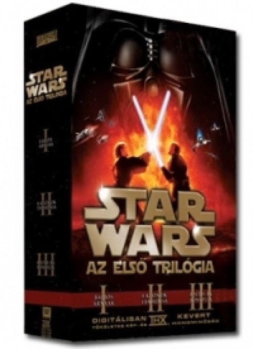 Star Wars-Az első trilógia (I-III rész) *Piros* (6 DVD) *Antikvár-Kiváló állapotú*