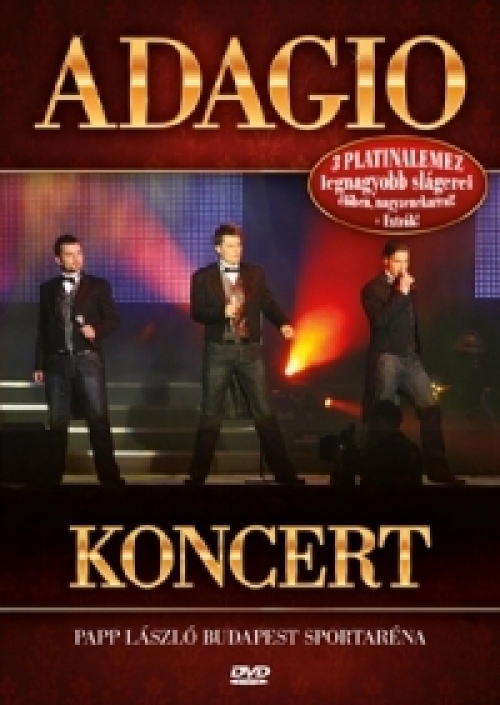Adagio - Koncert, Papp László Budapest Sportaréna (DVD) *Antikvár-Kiváló állapotú*