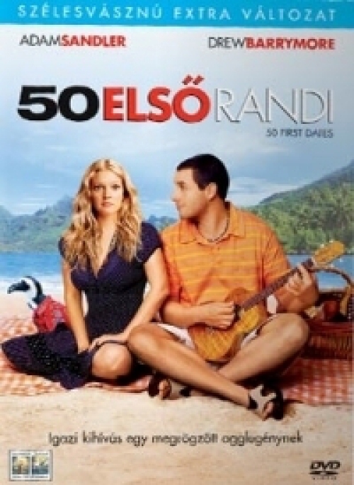 Az 50 első randi (DVD) *Adam Sandler - Drew Barrymore - Antikvár - Kiváló állapotú*