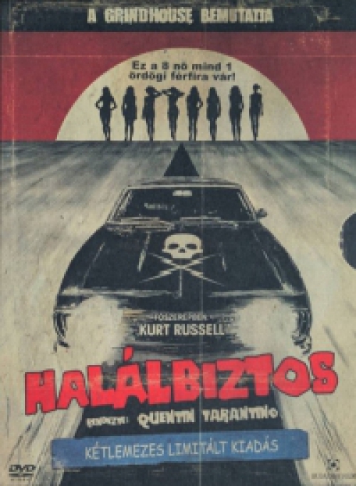 Grindhouse - Halálbiztos (2 DVD) -limitált, exkluzív kiadás* *Quentin Tarantino - Kurt Russell - Antikvár - Kiváló állapotú*