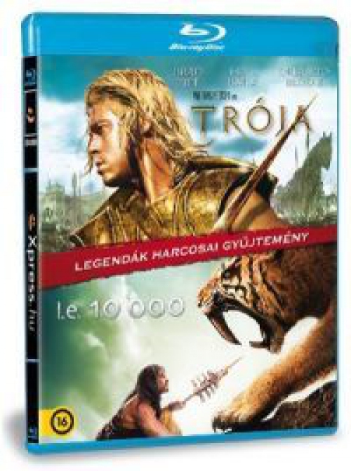 Trója / I.e. 10 000 (2 Blu-ray) (Twinpack) *Magyar kiadás - Antikvár - Gyűjtői példány - Kiváló állapotú*