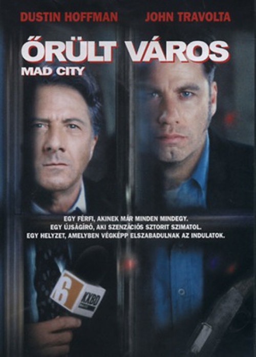 Őrült város (DVD)  *Szinkronizált* *Dustin Hoffman - John Travolta - Antikvár - Kiváló állapotú*