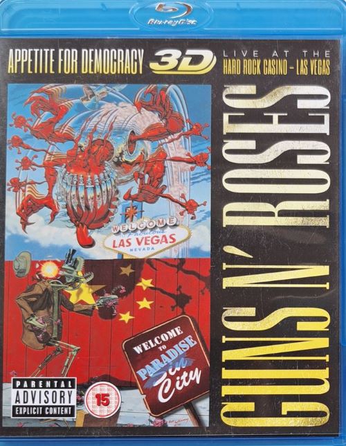 Guns N' Roses - Appetite For Democracy (3D Blu-ray) *Antikvár - Kiváló állapotú*