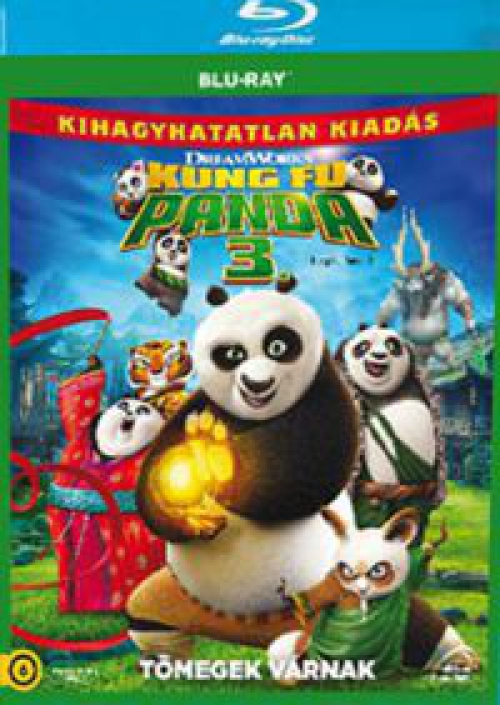 Kung Fu Panda 3. (Blu-ray) *Magyar kiadás - Antikvár - Kiváló állapotú*