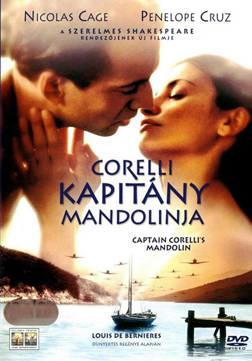 Corelli kapitány mandolinja (DVD) *Nicolas Cage - Penélope Cruz - Antikvár - Kiváló állapotú*