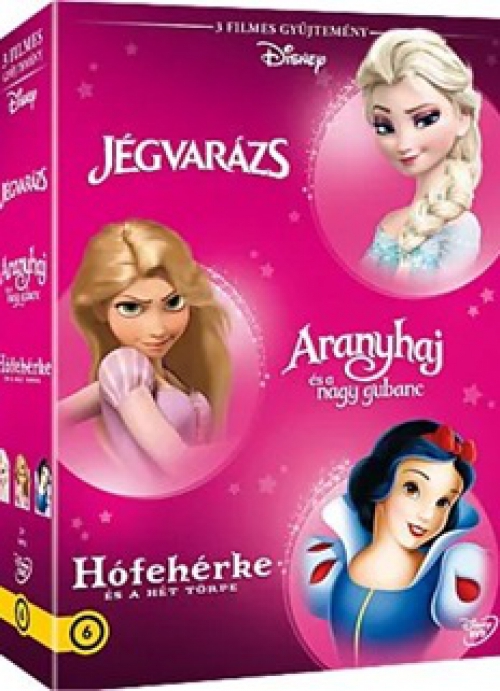 Disney hősnők díszdoboz 3. (3 DVD) *Jégvarázs + Aranyhaj + Hófehérke*
