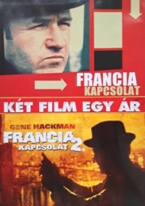 Francia kapcsolat 1-2. (2 DVD) *Szinkronizált - Gene Hackman - Antikvár - Kiváló állapotú*