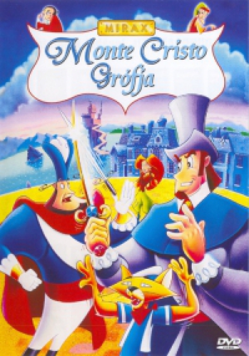 Monte Cristo grófja (DVD) *Rajzfilm - Animáció*  *Antikvár - Kiváló állapotú*