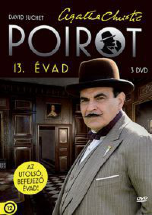 Agatha Christie-Poirot-Teljes 13. évad (3 DVD) *Új kiadás* *Gyűjtői példány - Antikvár - Kiváló állapotú*