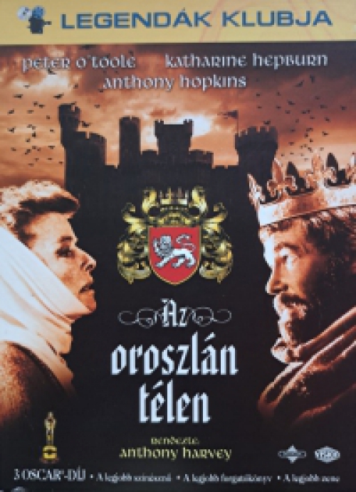 Az oroszlán télen *Peter O'Toole - Katharine Hepburn - Anthony Hopkins* *Legendák Klubja* (DVD) *Gyűjtői példány - Antikvár - Kiváló állapotú*