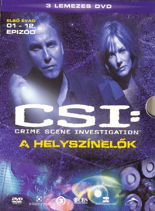 CSI: A helyszínelők - Első évad: 01 - 12. rész (3 DVD) *Antikvár - Kiváló állapotú*