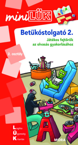 Betűkóstolgató 2. - Mini LÜK - Játékos fejtörők az olvasás gyakolásához LDI211