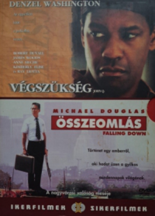 Végszükség / Összeomlás (2 DVD) *Denzel Washington - Michael Duglas - Antikvár - Kiváló állapotú*