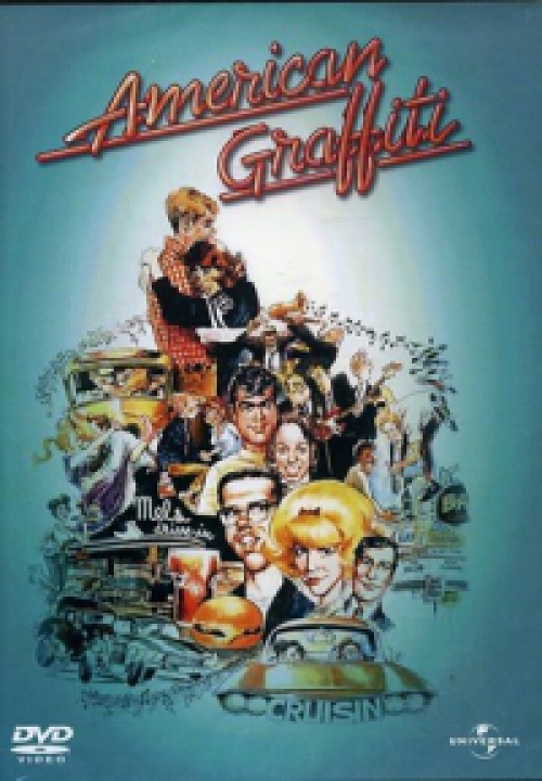 American Graffiti (DVD) *Gorge Lucas filmje - Richard Dreyfuss - Harrison Ford - Antikvár - Kiváló állapotú*