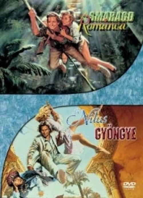 A smaragd románca / A Nílus gyöngye (2 DVD) *Szinkronos - Robert Zemeckis* *Magyar kiadás - Antikvár - Kiváló állapotú*