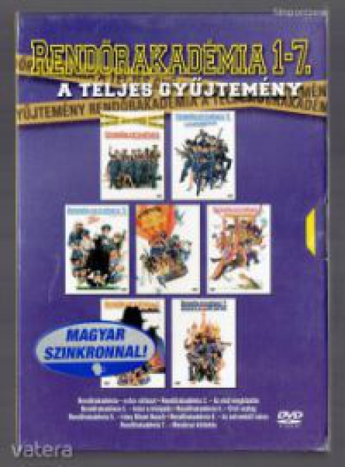 Rendőrakadémia 1-7. *A teljes gyűjtemény* (7 DVD) *Antikvár - Kiváló állapotú*