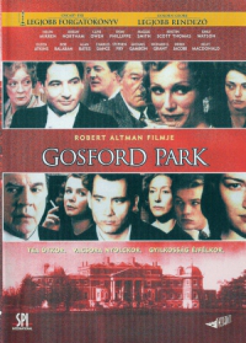 Gosford Park (DVD) *Robert Altman filmje - Clive Owen - Antikvár - Kiváló állapotú*