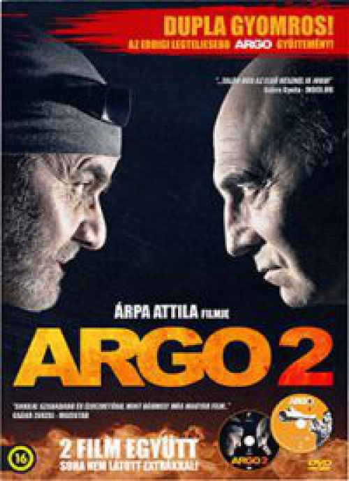 Argo 1-2 (2 DVD) *Rendezői változat - Árpa Attila filmje* *Dupla gyomros!* *Antikvár - Kiváló állapotú*
