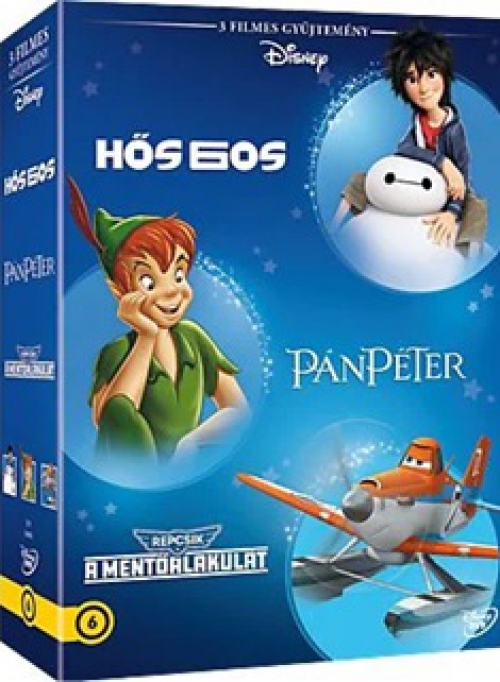 Fiús mesék díszdoboz (3 DVD) *Hős6os - Pán Péter - Repcsik*