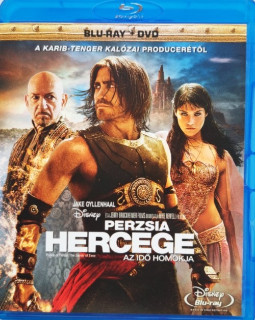 Perzsia hercege - Az idő homokja (Blu-ray + DVD) *Magyar kiadás*  *Antikvár - Kíváló állapotú*