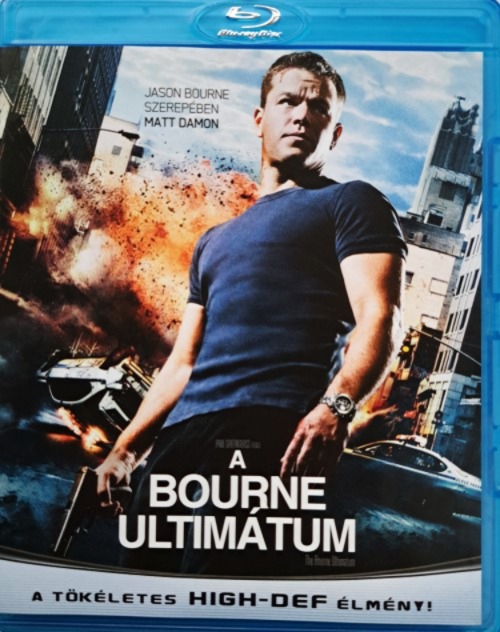A Bourne ultimátum (Blu-ray) *Magyar kiadás* *Antikvár - Kiváló állapotú*