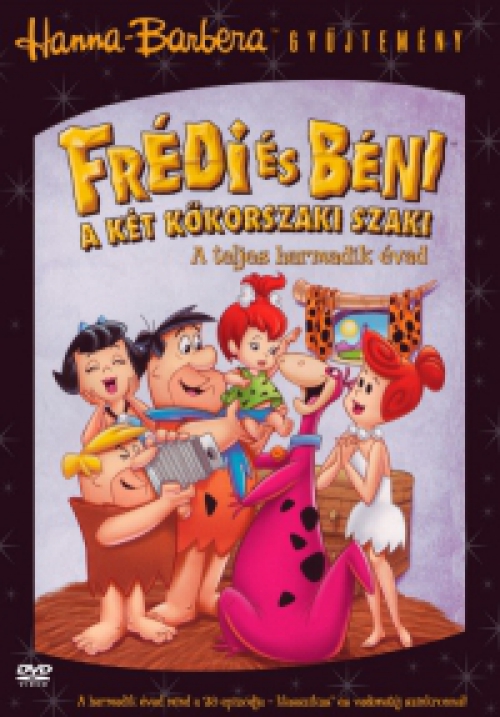 Frédi és Béni - A két kőkorszaki szaki 3. évad (5 DVD) *Szinkronizált - Antikvár - Kiváló állapotú*