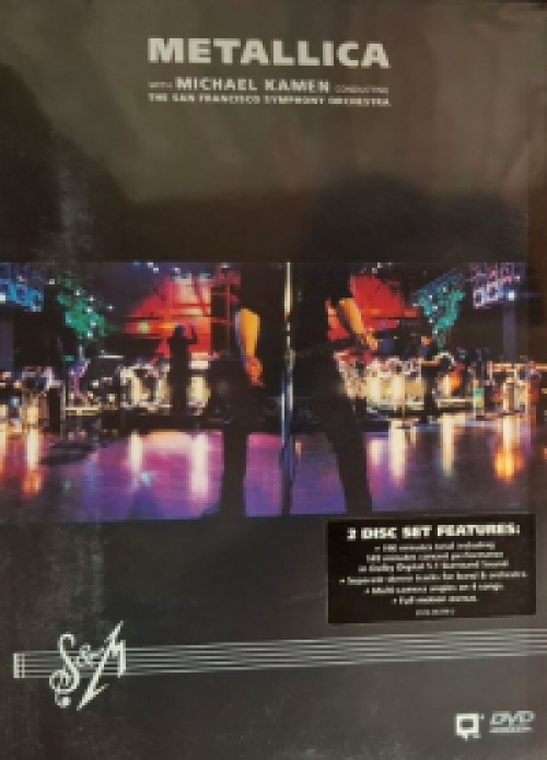 Metallica - S & M  *With Michael Kamen Conducting The San Francisco Symphony Orchestra* (2 DVD) *Antikvár - Kiváló állapotú*