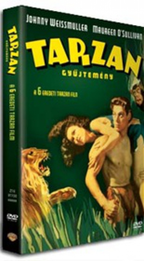 Tarzan gyűjtemény - 6 eredeti Tarzan klasszikus (4 DVD)  *Szinkronizált - Antikvár - Kiváló állapotú*