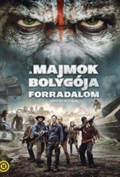 A majmok bolygója - Forradalom (DVD) *Jason Clarke - Gary Oldman - Antikvár - Kiváló állapotú*