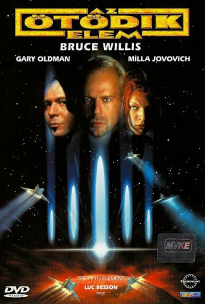 Ötödik elem (DVD) *Luc Beson filmje - Bruce Willis - Gary Oldman - Antikvár - Kiváló állapotú*