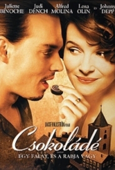 Csokoládé (DVD) *2000 - Juliette Binoche - Johnny Depp* *Antikvár - Kiváló állapotú*
