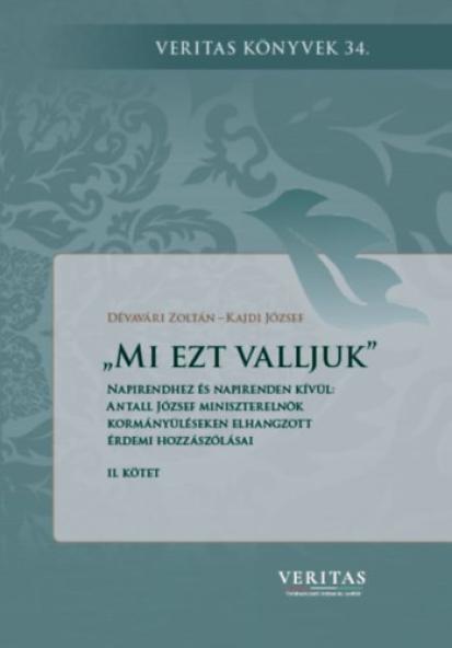 Mi ezt valljuk