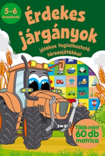 Érdekes járgányok - Játékos foglalkoztató társasjátékkal