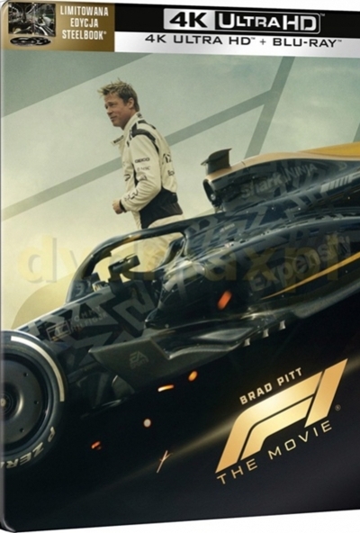 F1 - A film (4K UHD Blu-ray + BD) - Limitált, fémdobozos változatban *Steelbook* *Import - Angol hangot és angol feliratot tartalmaz*