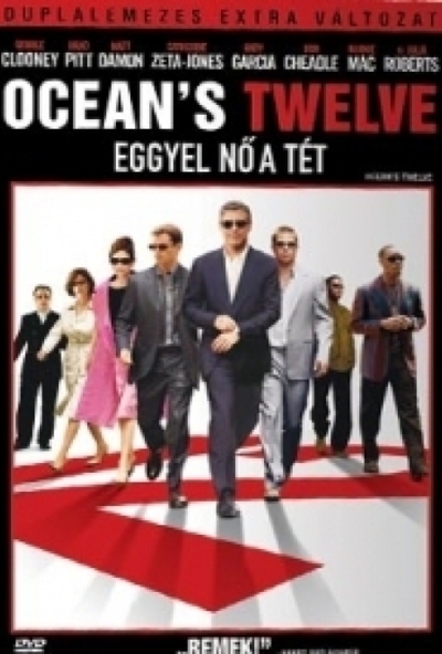 Oceans Twelve - Eggyel nő a tét (DVD) *George Clooney - Brad Pitt - Antikvár - Kiváló állapotú*