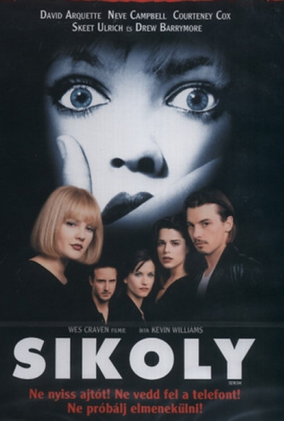 Sikoly (DVD) *A klasszikus film  - 1996 - Wes Craven rendezte* *Antikvár - Kiváló állapotú*
