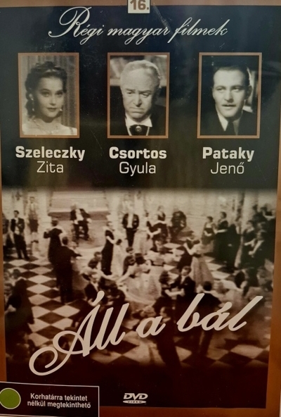 Régi magyar filmek 16.: Áll a bál (DVD) *Szeleczky Zita - Csortos Gyula - Antikvár - Kiváló állapotú*