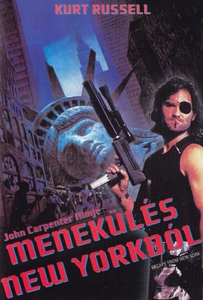 Menekülés New Yorkból (DVD) *John Carpenter filmje - Kurt Russell - Antikvár - Kiváló állapotú*