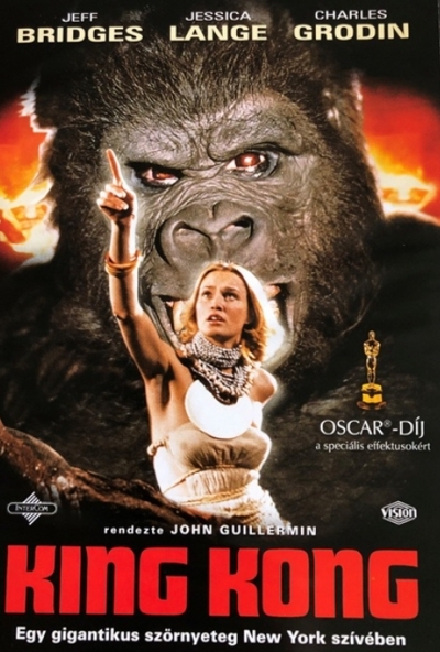King Kong *1976 - Klasszikus - Jessica Lange - Jeff Bridges* (DVD) *Antikvár - Kiváló állapotú - Mirax*